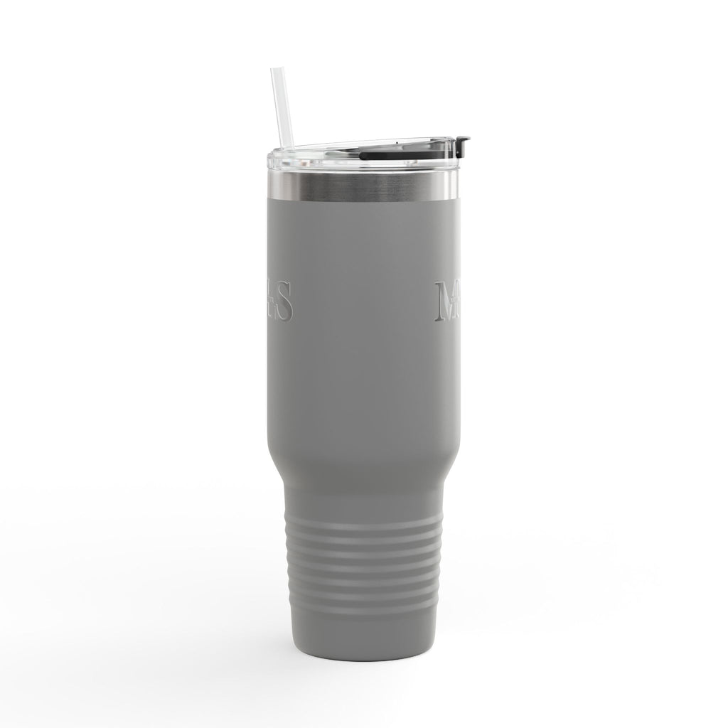 Black and grey Thermal Travel Vessel