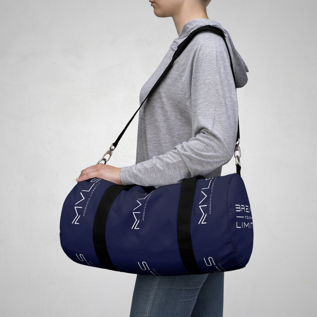 Blue Gym Duffel Bag