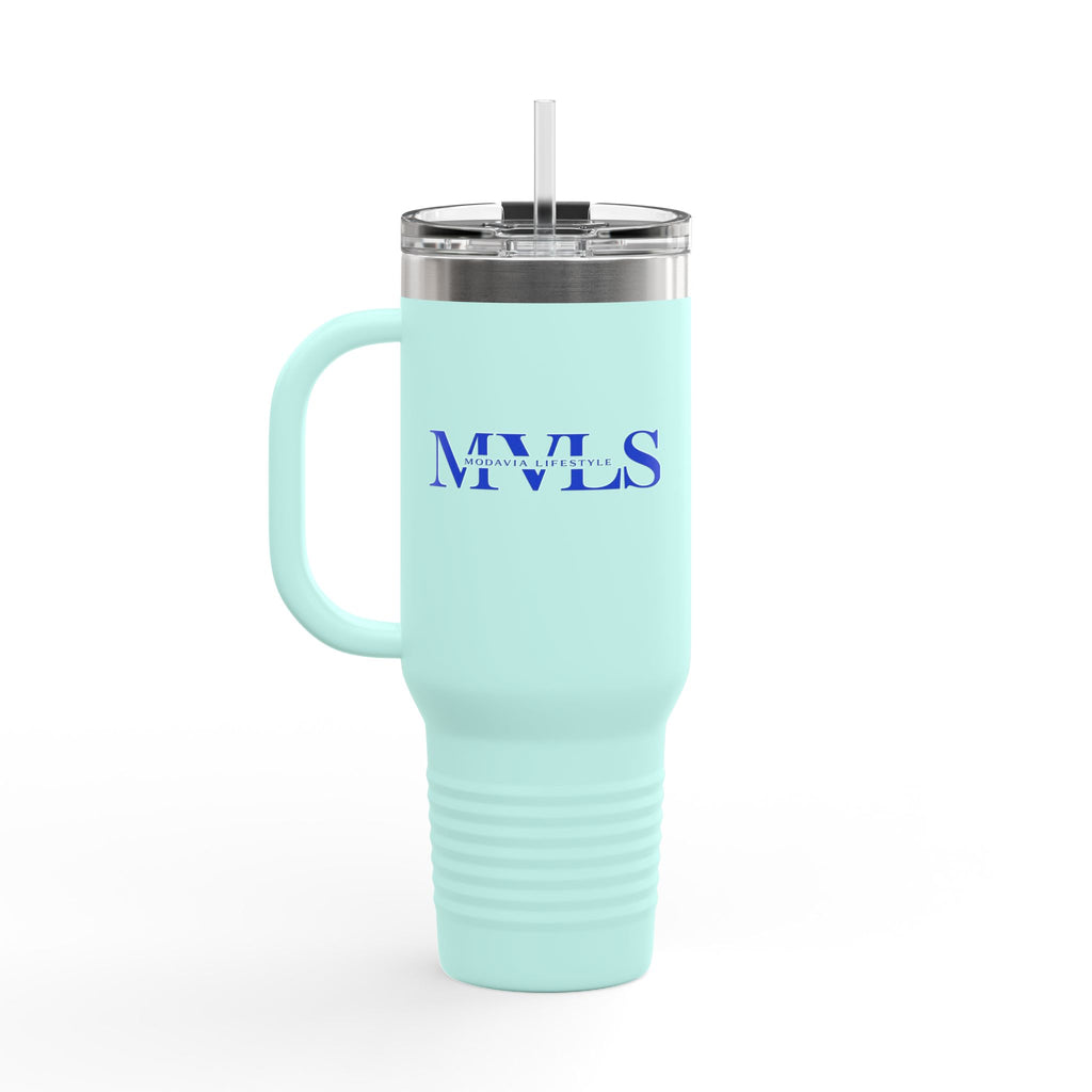 Blue and Teal Thermal Travel Vessel